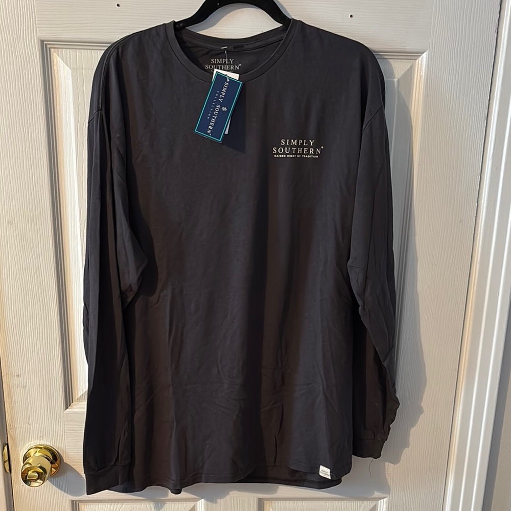 Simply Southern Black Long Sleeve Tee
